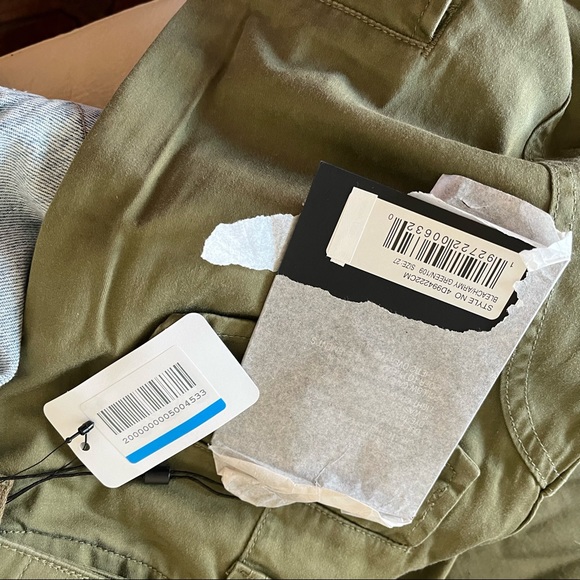 ALEXANDER WANG sz 27 Hybrid Overalls Jump Mix Denim Jumpsuit Green - Picture 5 of 8